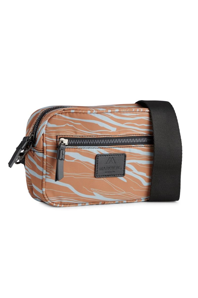 Markberg - Taske - Elea Crossbody Bag - Graphic Wave w/Black
