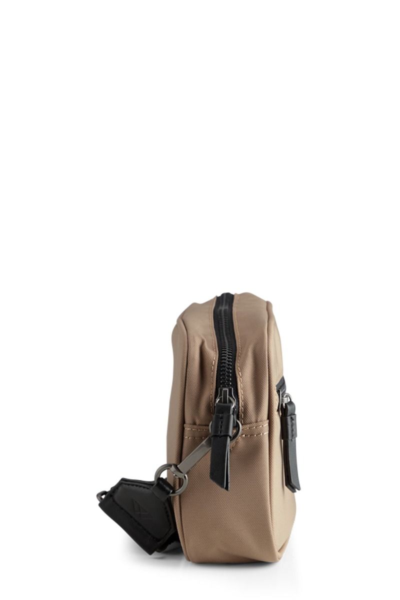 Markberg - Taske - Elea Crossbody Bag Recycled - Taupe w/Black