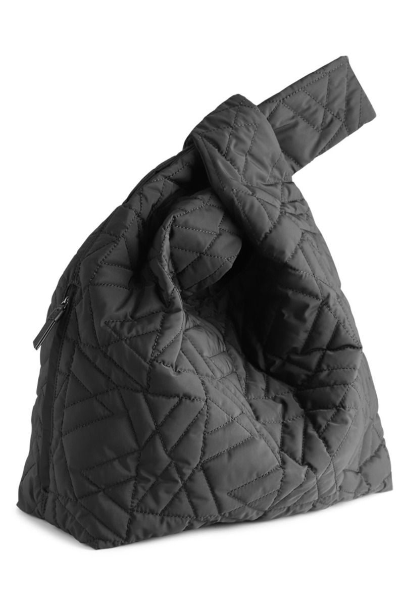 Markberg - Taske - Elvira Large Knot Bag Monogram - Black