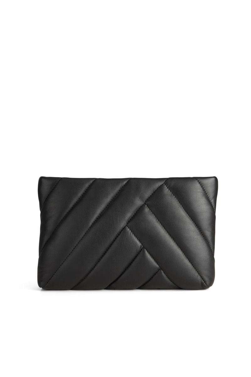 Markberg - Taske - HarlowMBG Clutch, Asym. - Puf. Black