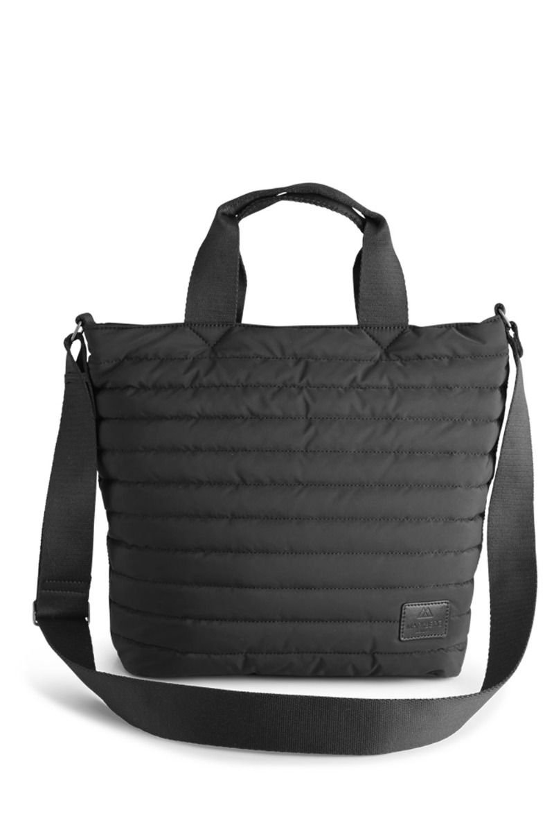 Markberg - Taske - Isabella Shopper - Recycled Puffer - Black w/Black