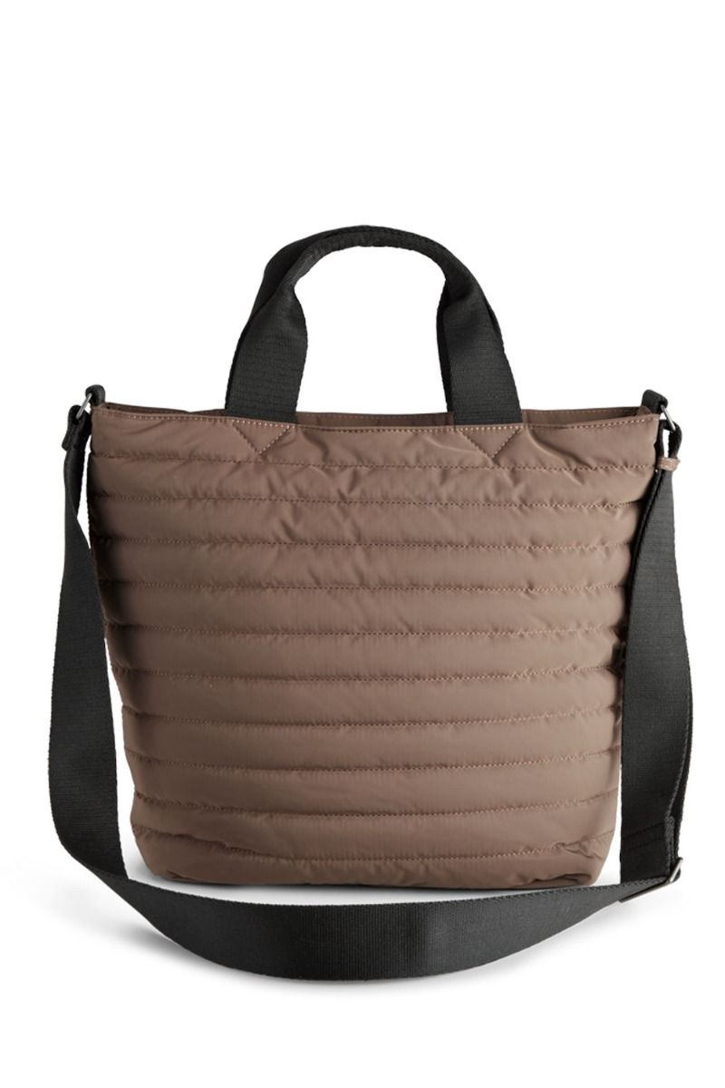 Markberg - Taske - Isabella Shopper - Recycled Puffer - Earth w/Black