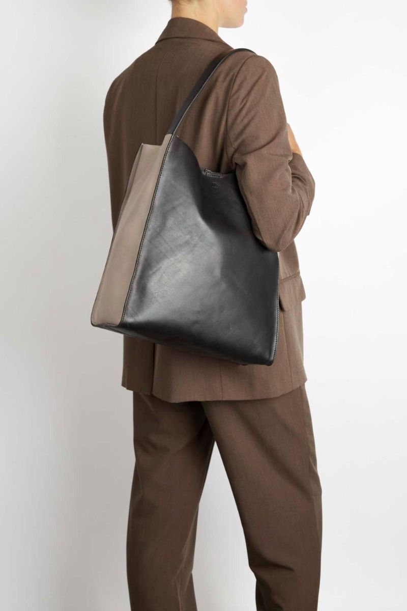 Markberg - Taske - KeiraMBG Shopper - Antique Black w/Sand