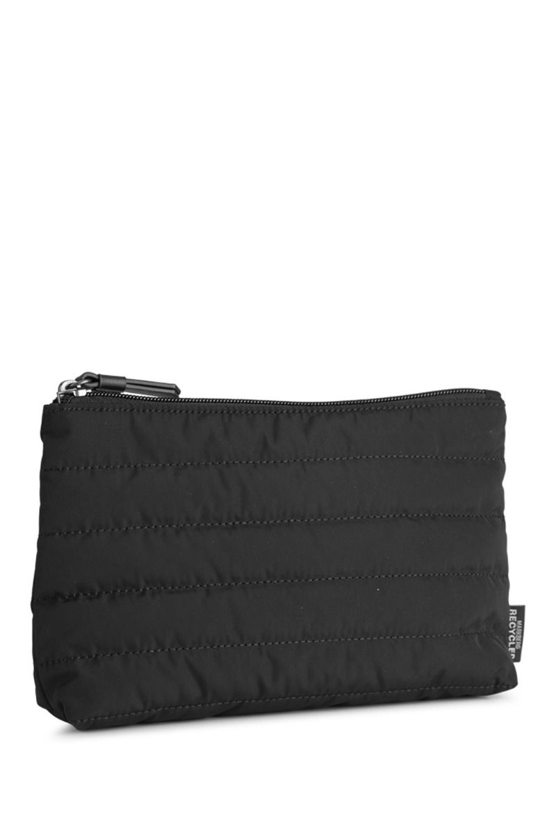 Markberg - Taske - Simone Makeup Purse - Recycled Puffer - Black