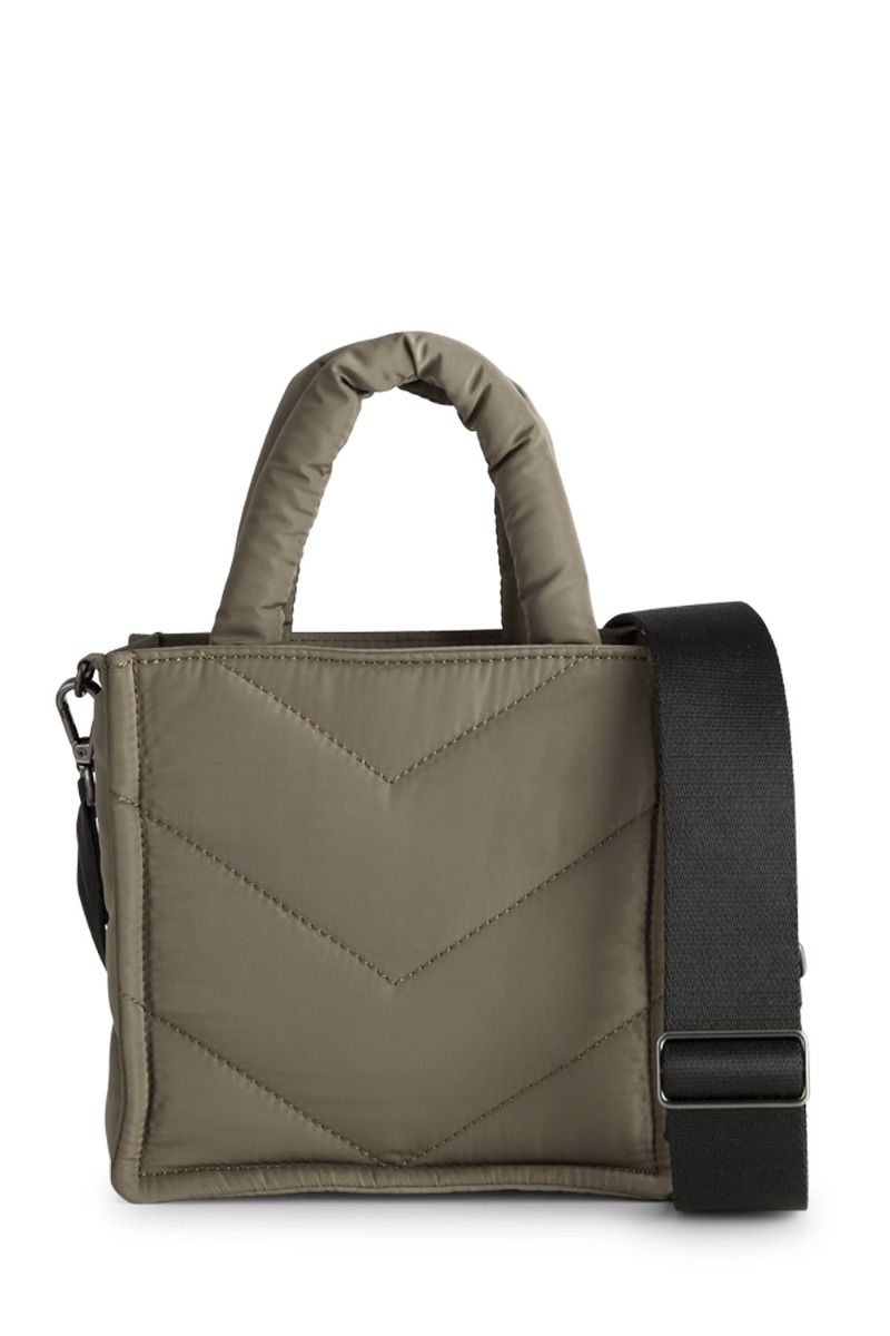 Markberg - Taske - VikaMBG Mini Bag - Triangle Puf Olive w/Black