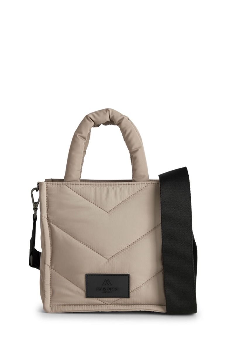 Markberg - Taske - VikaMBG Mini Bag -Triangle Puf Sand w/Black