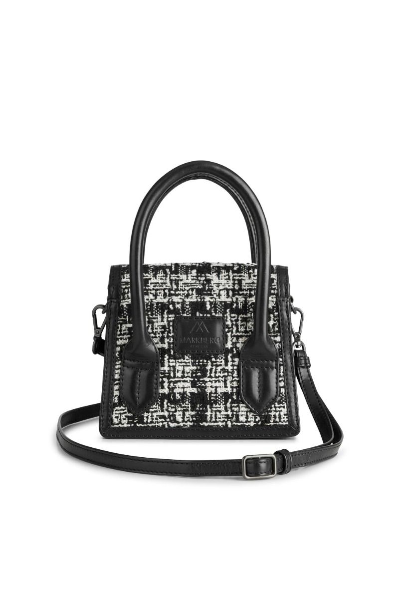 Markberg - Taske - Vivienne Mini Bag - Tweed/Black/Offwhite