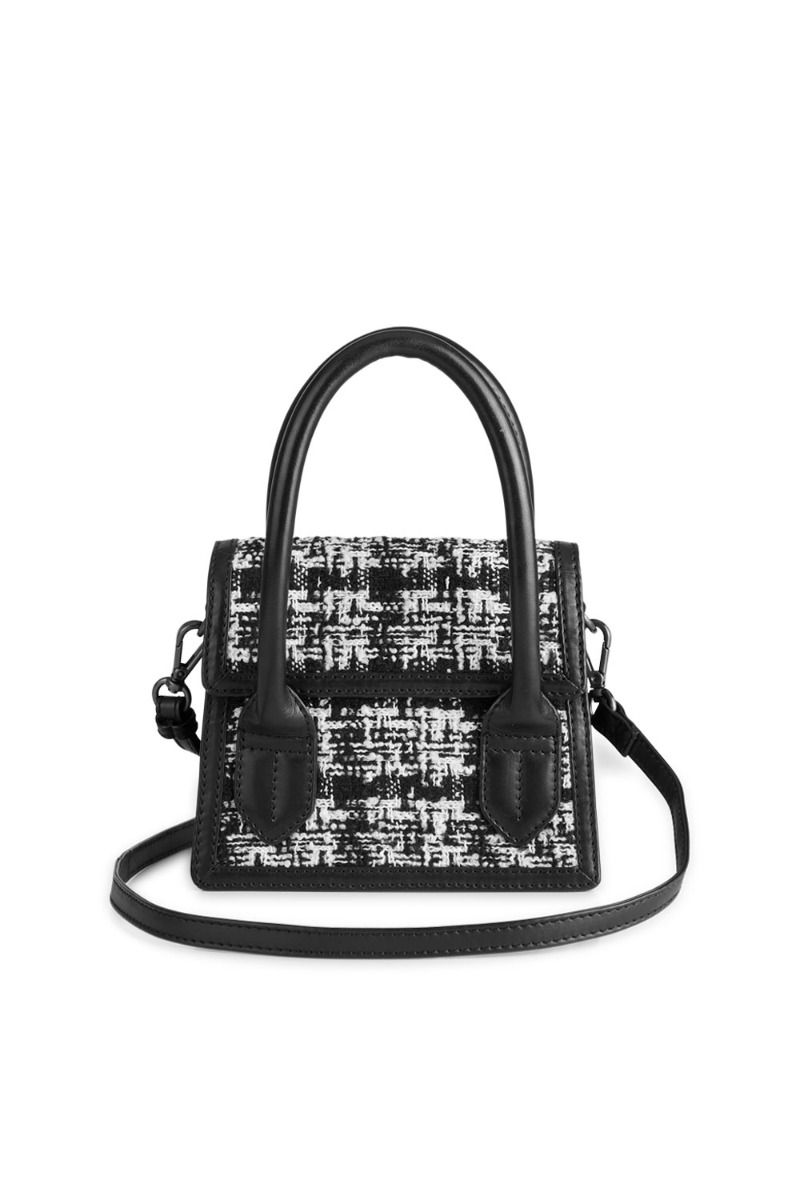 Markberg - Taske - Vivienne Mini Bag - Tweed/Black/Offwhite
