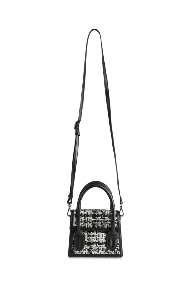Markberg - Taske - Vivienne Mini Bag - Tweed/Black/Offwhite