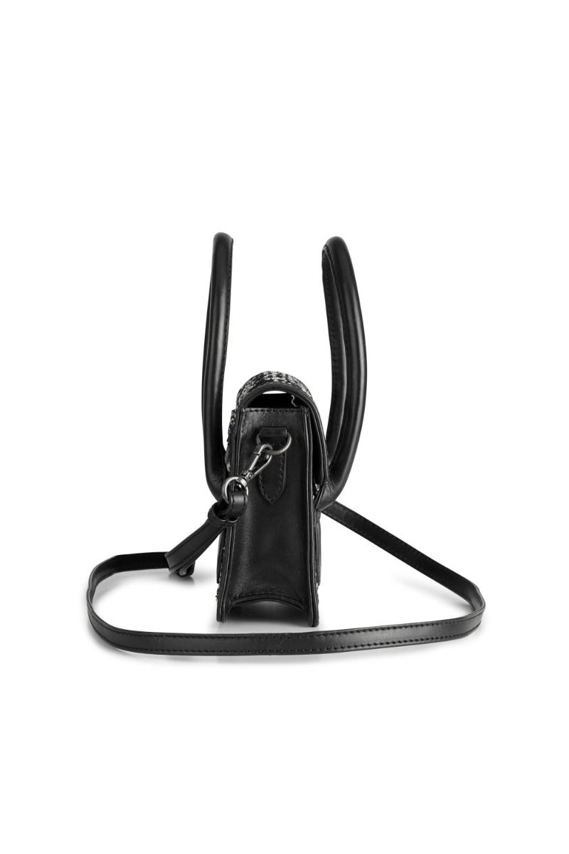 Markberg - Taske - Vivienne Mini Bag - Tweed/Black/Offwhite