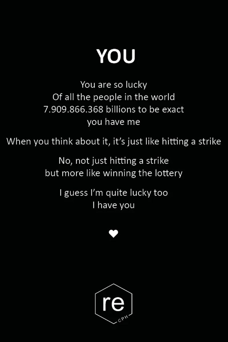 Markberg - Vandflaske - Rebottle 500 ml, Printed Text You - Black