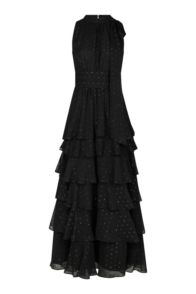 Neo Noir - Kjole - Marli Glitz Dress - Black