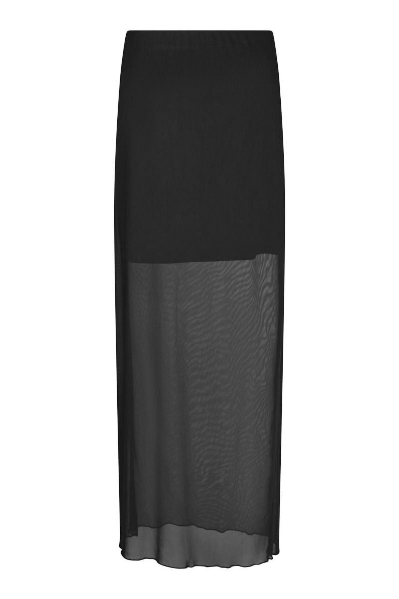 Neo Noir - Nederdel - Marlise Mesh Skirt - Black