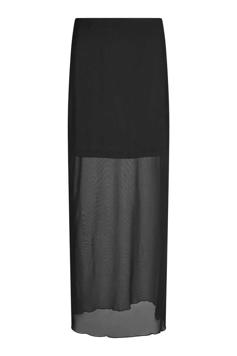 Neo Noir - Nederdel - Marlise Mesh Skirt - Black