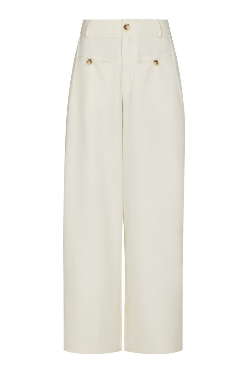 Neo Noir - Bukser - Massie Structure Pants - Off White (Levering midt april)