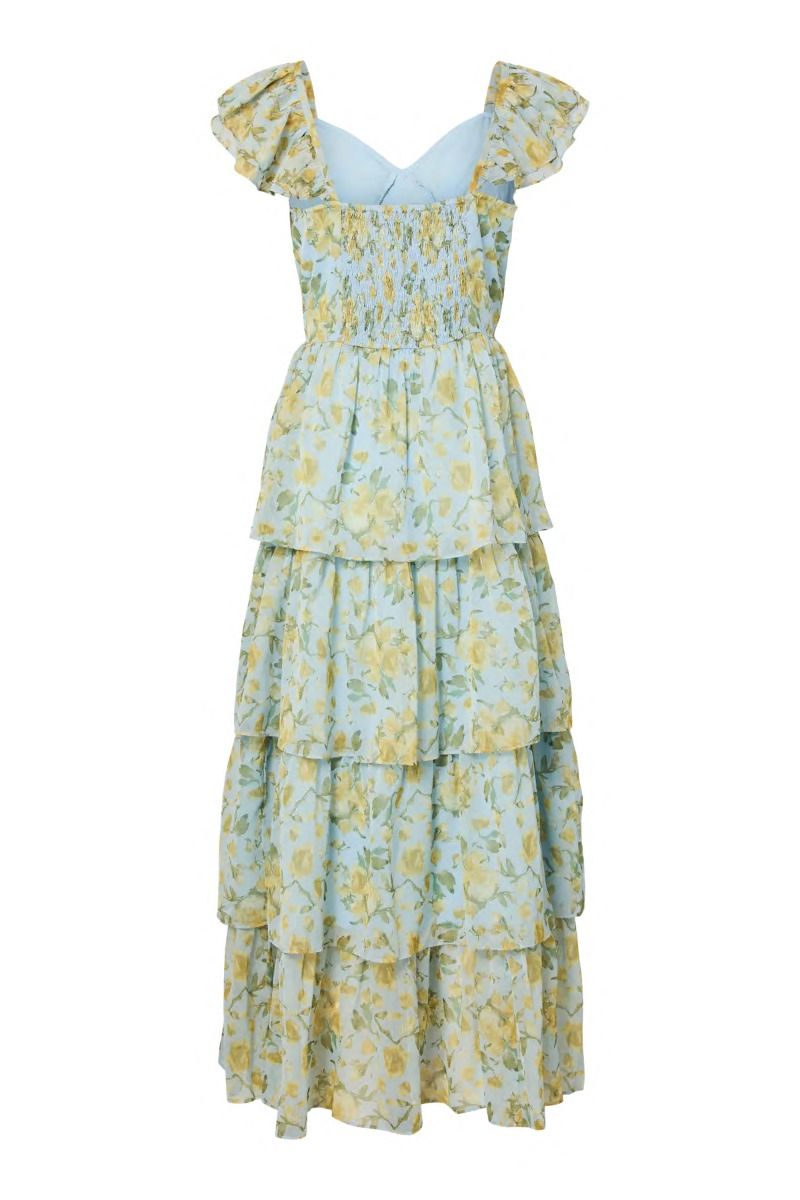 Y.A.S - Kjole - Matiri SL Ankle Dress - Skyway Matiri