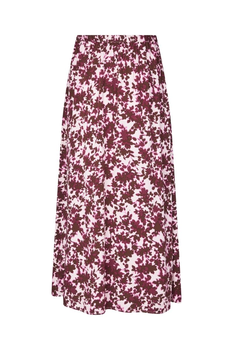 MbyM - Nederdel - Aveline-M - Wine Librina Print