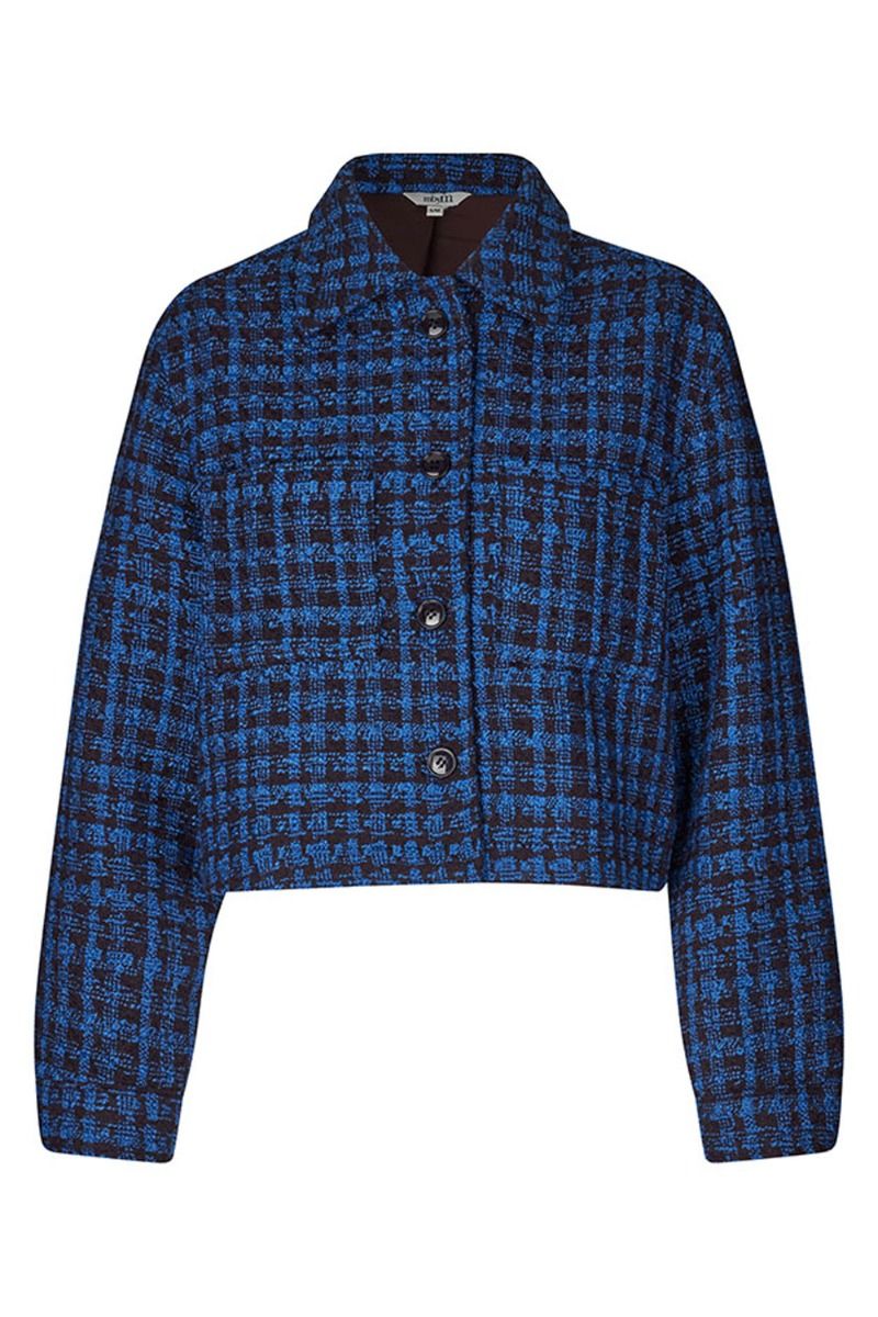 MbyM - Jakke - Vivika-M - Blue Houndstooth
