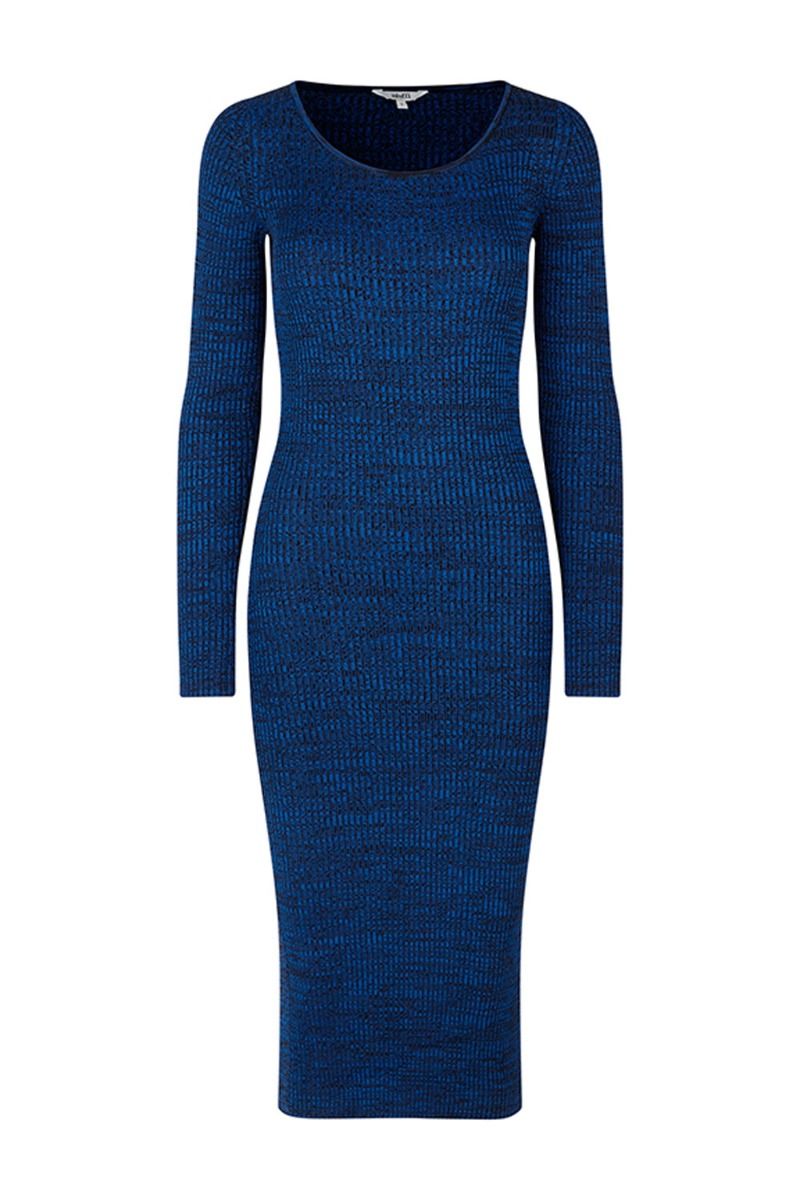 MbyM - Kjole - Brella-M - Sail Blue Black Melange