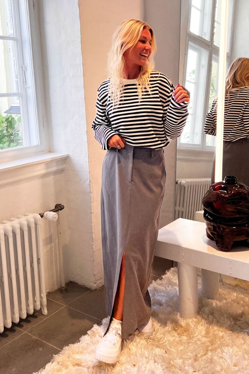 mbyM - Nederdel - Nellis-M - Charcoal Melange