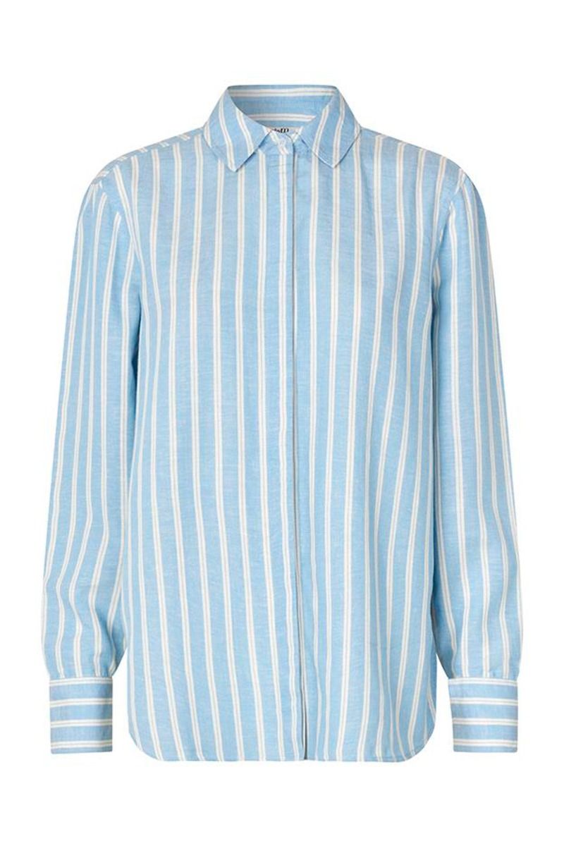 MbyM - Skjorte - Dalinna-M - Blue Fjord Stripe
