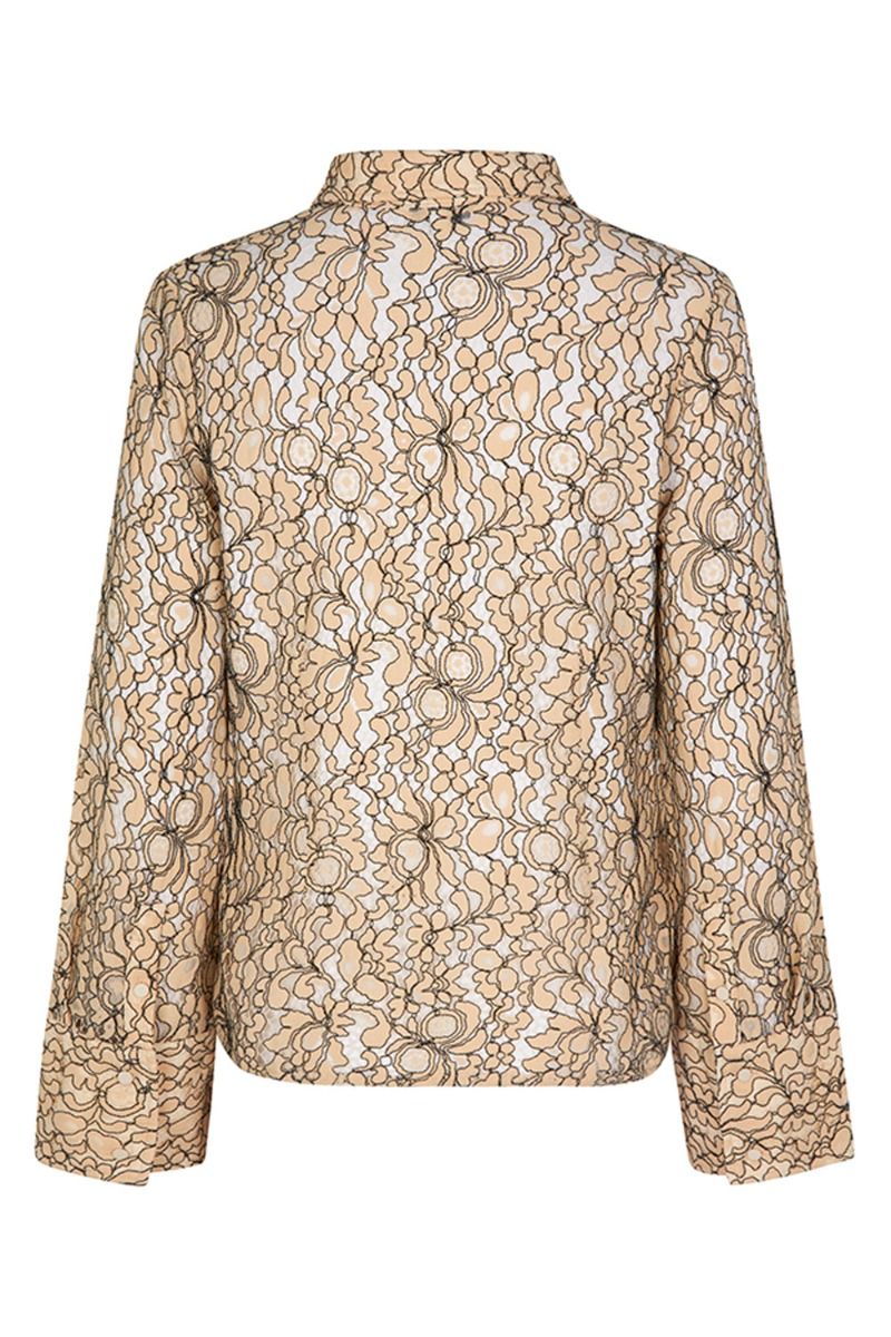 MbyM - Skjorte - Giva-M - Cremé Black Combo