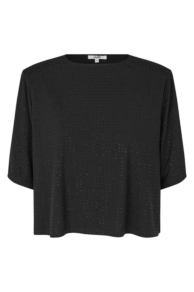 MbyM - T-shirt - Moon-M - Black