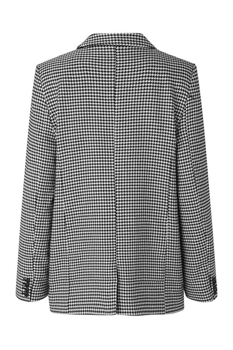 MbyM - Blazer - Brennda - Black White Houndstooth