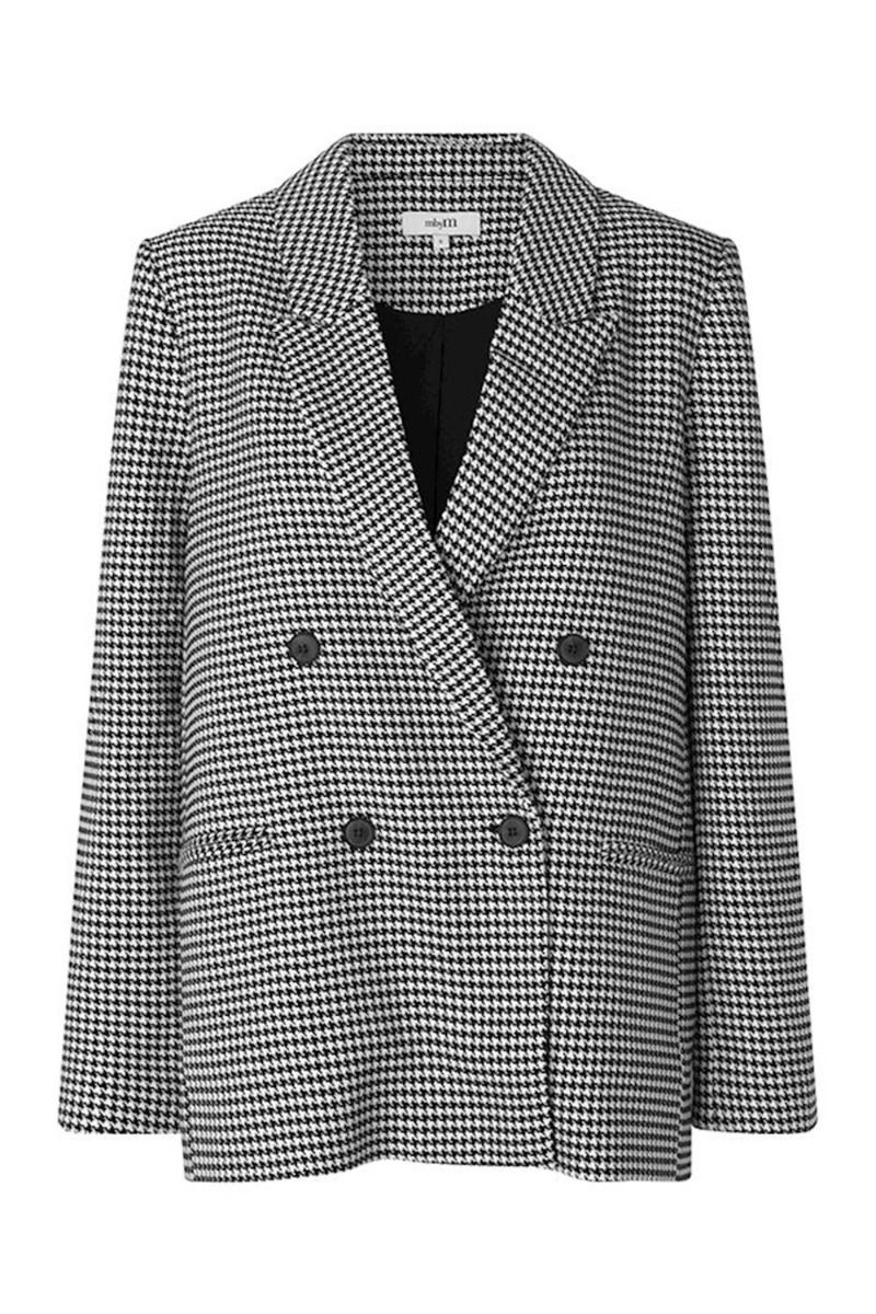 MbyM - Blazer - Brennda - Black White Houndstooth