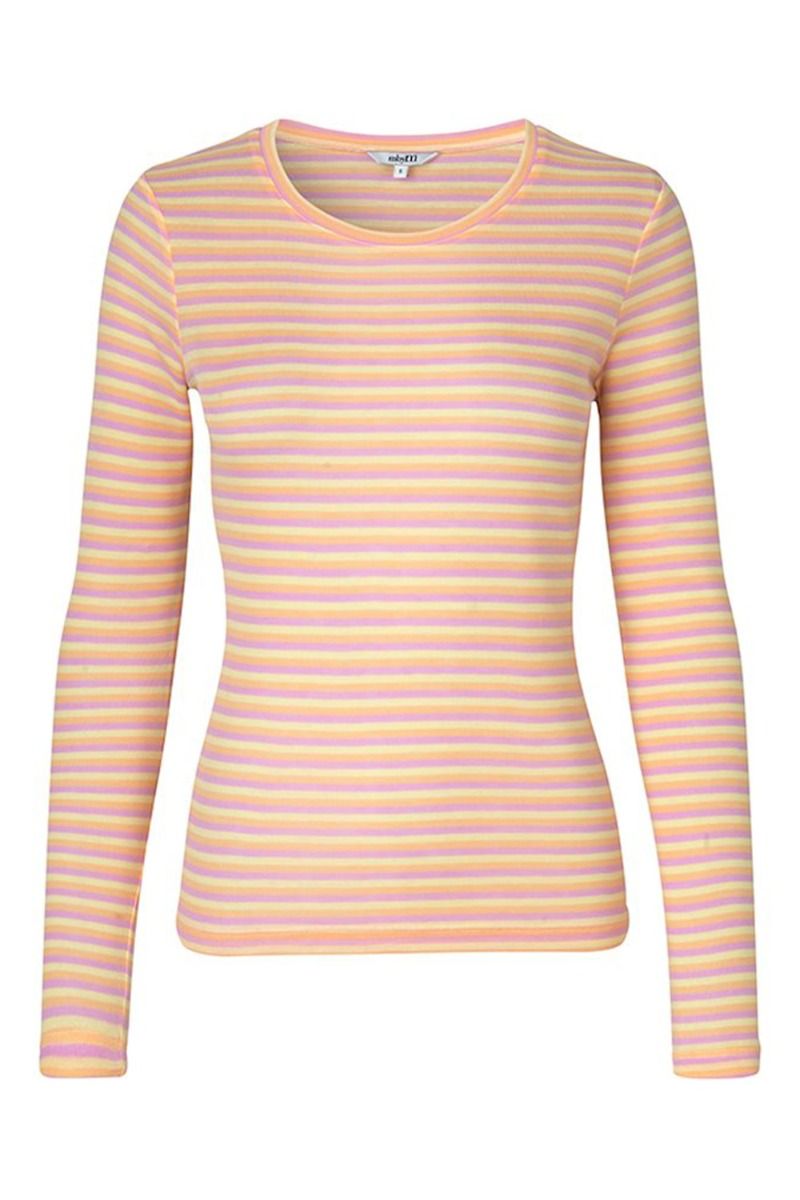 MbyM - Bluse - Lilita - Butter Pink Peach Stripe