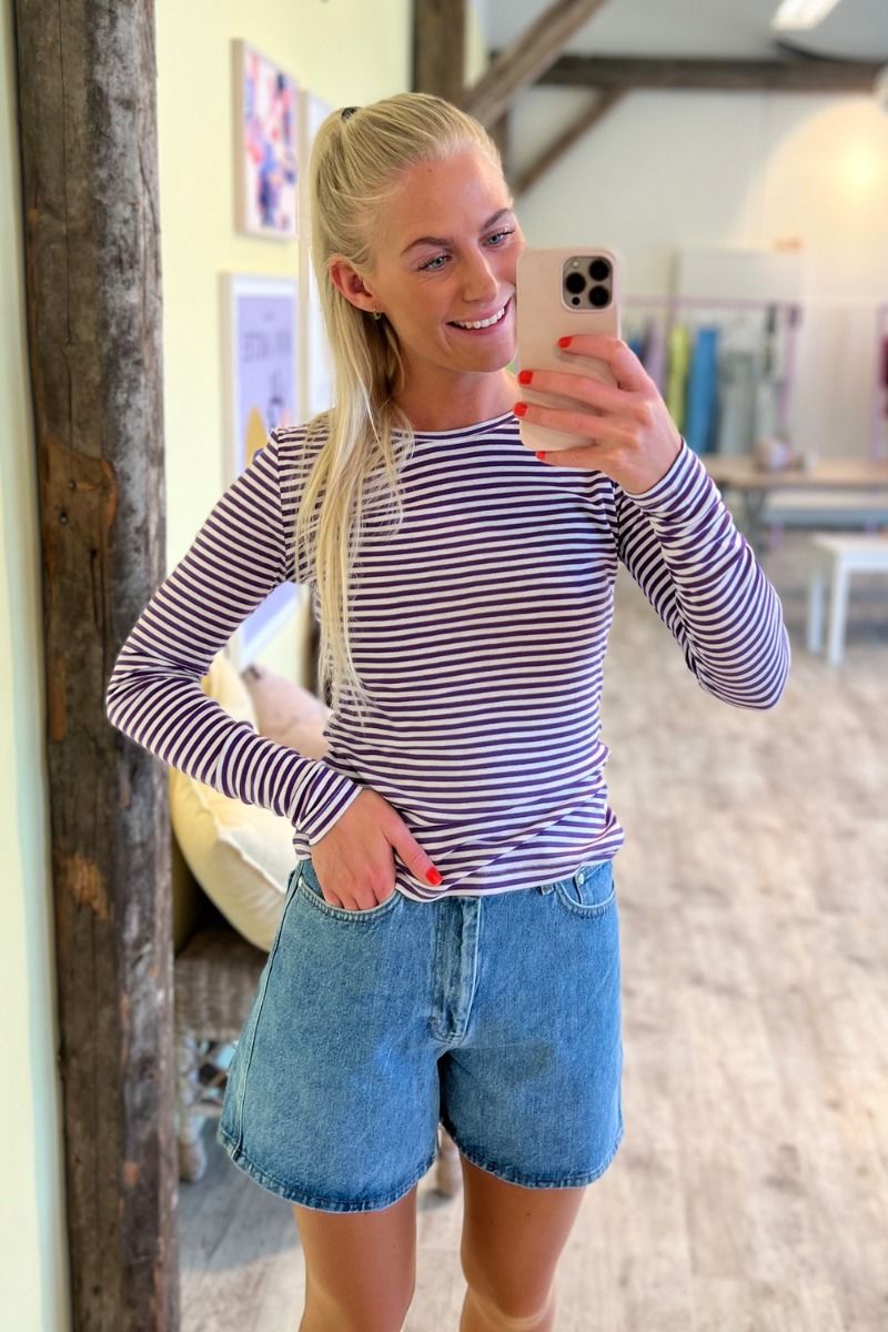 MbyM - Bluse - Lilita-M - Pansy Sugar Stripe