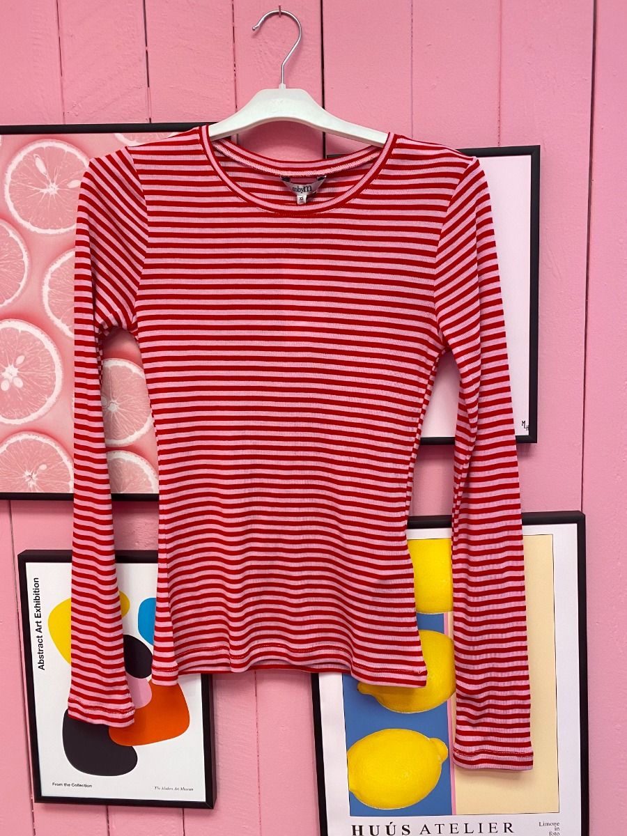MbyM - Bluse - M-Lilita - Goji Pink Stripe 