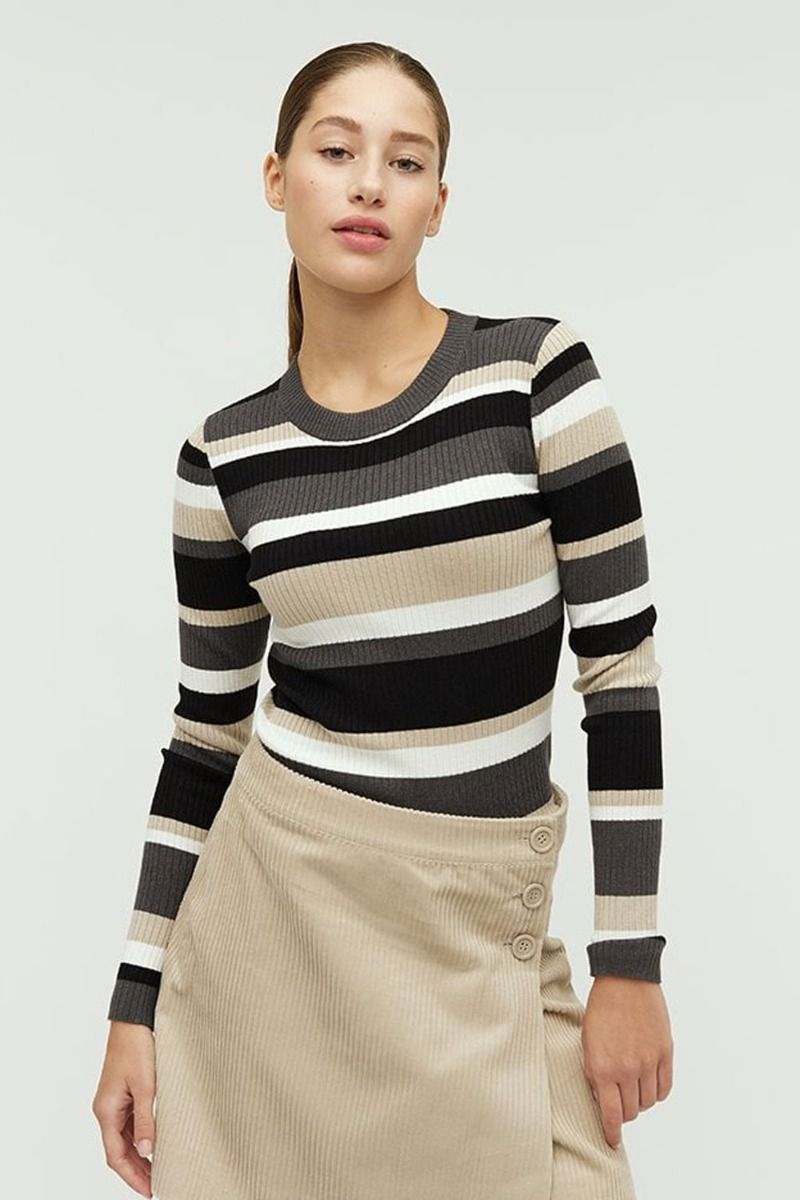 MbyM - Bluse - Minnie - Fossil Magnet Lurex