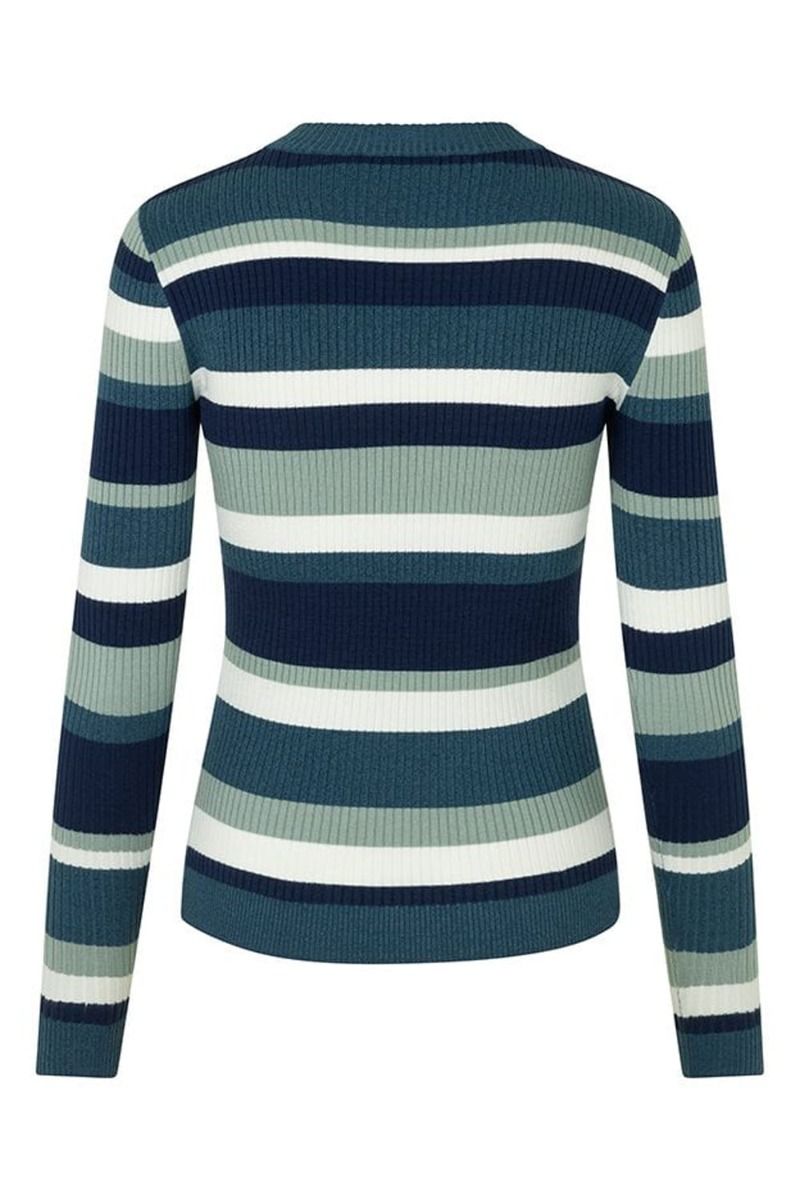 MbyM - Bluse - Minnie - Orion Green Lurex Stripe