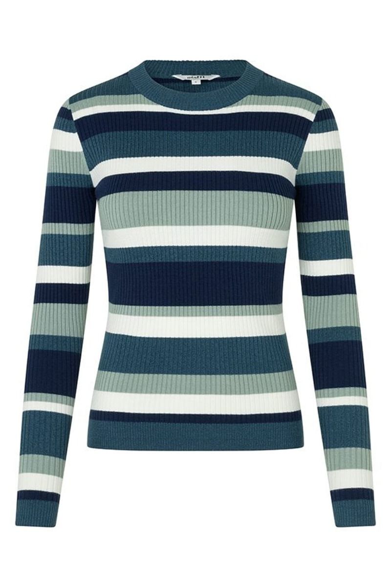 MbyM - Bluse - Minnie - Orion Green Lurex Stripe