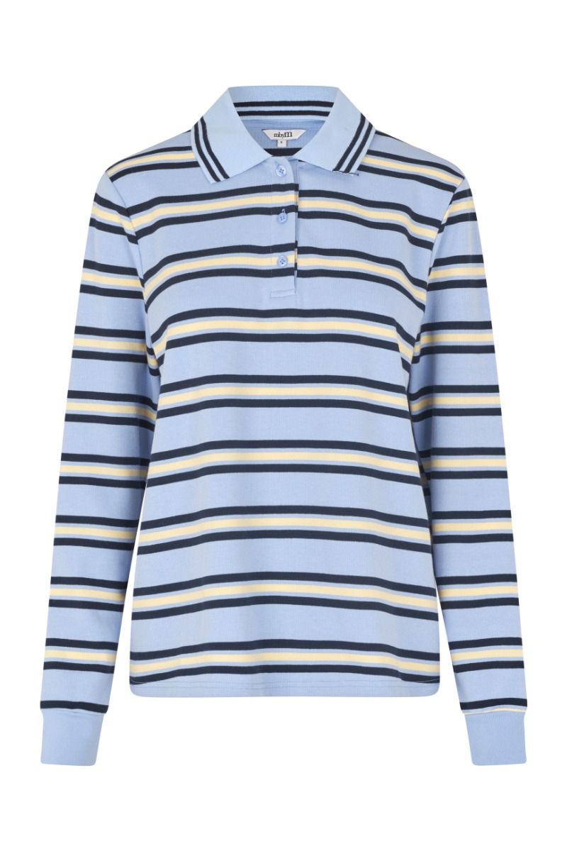 MbyM - Bluse - Polla-M - Cool Blue Stripe