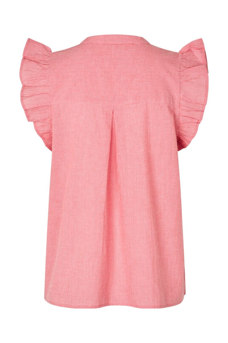 MbyM - Bluse - Gemala-M - Pink Red Stripe 