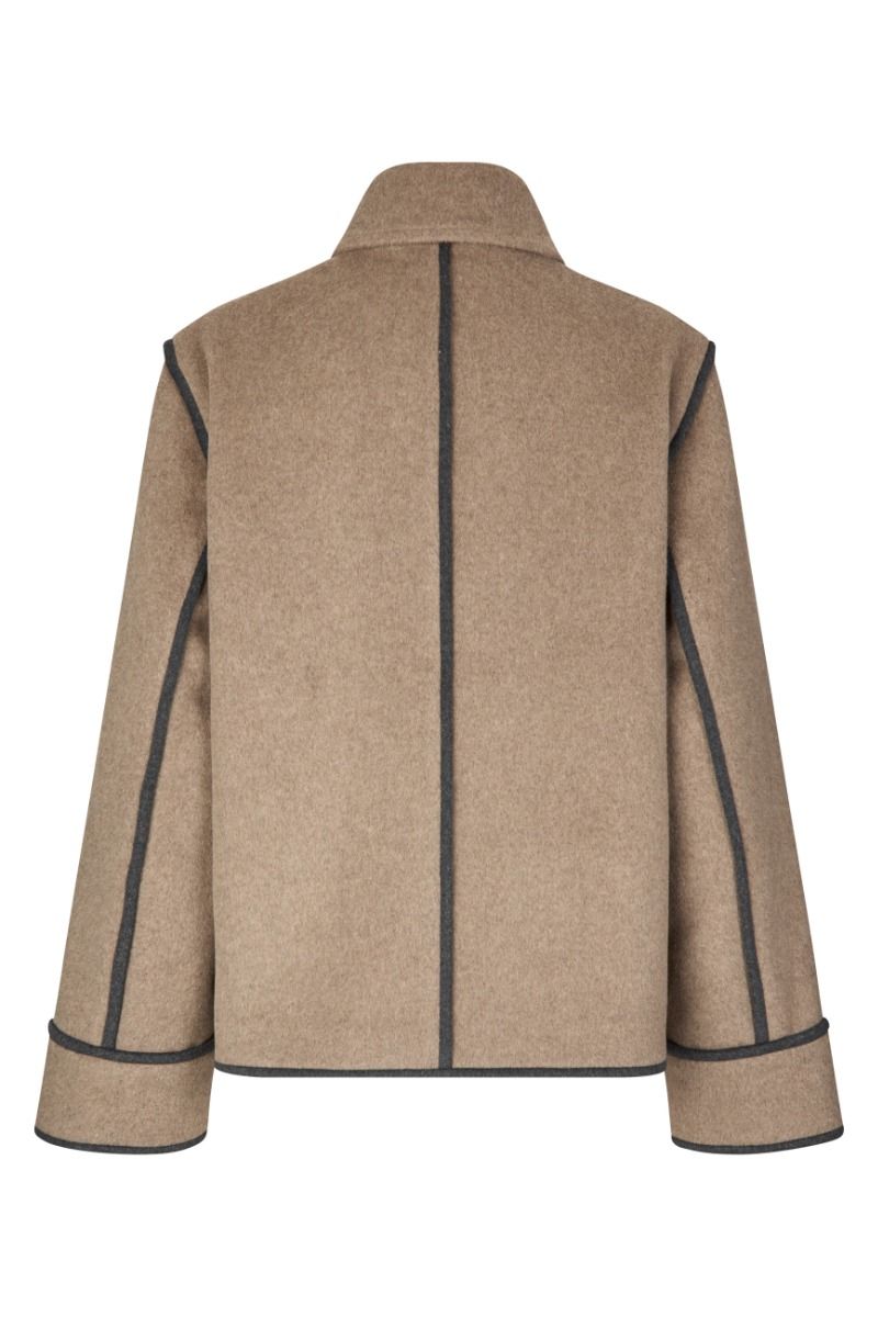 MbyM - Jakke - Plawie-M - Greige Melange