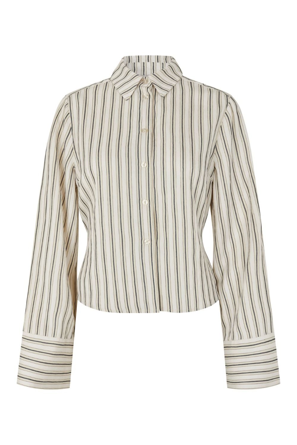 Mbym - Skjorte - Kalana-M - White Kleo Stripe