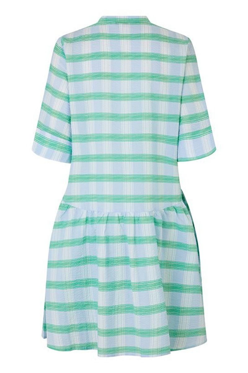 MbyM - Kjole - Albanette-M - Magnolias Green Check