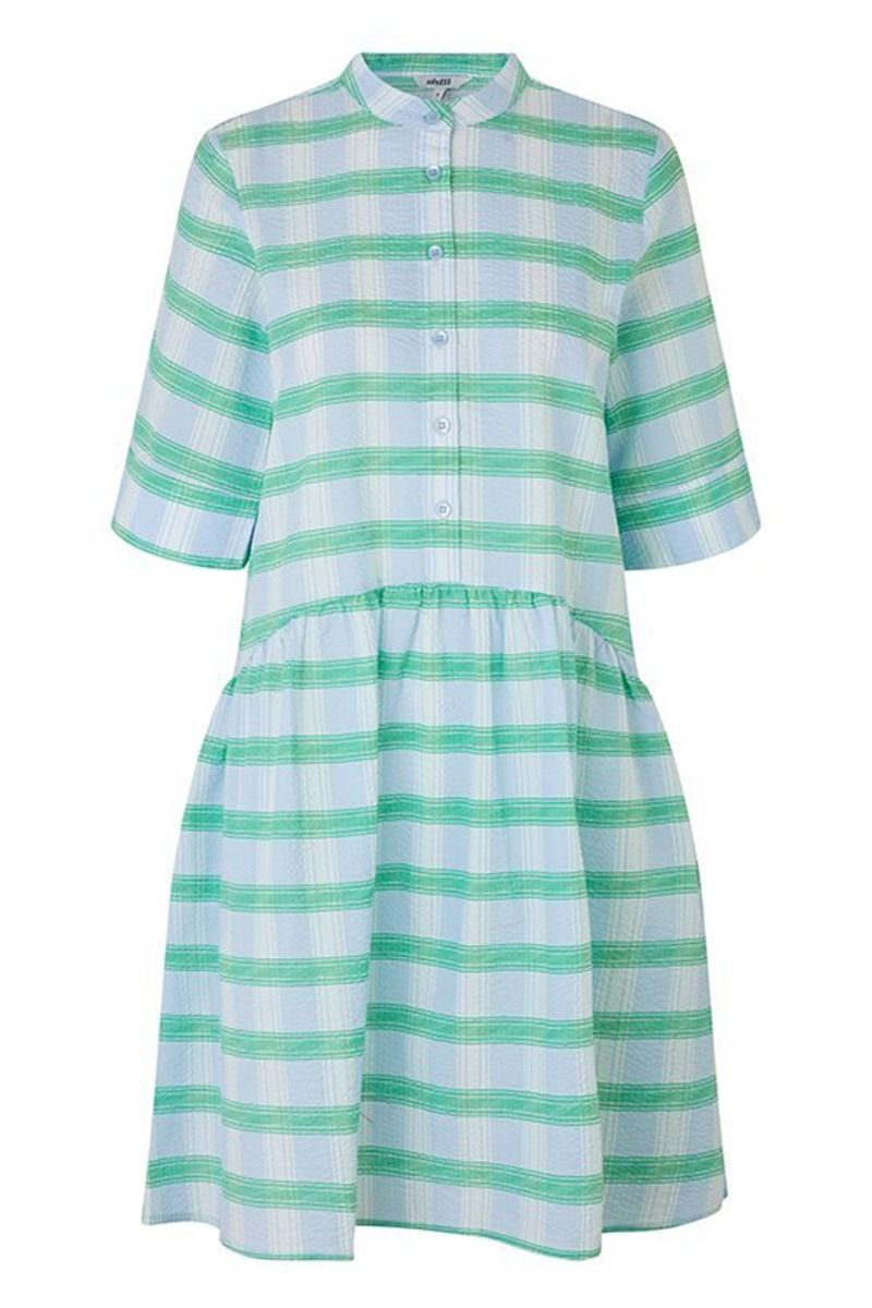 MbyM - Kjole - Albanette-M - Magnolias Green Check
