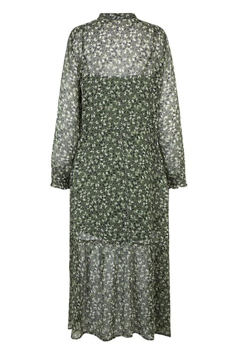 MbyM - Kjole - Diaz-M - Lisha Print Bronze Green