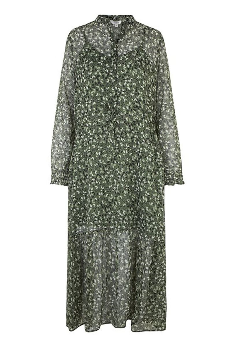 MbyM - Kjole - Diaz-M - Lisha Print Bronze Green