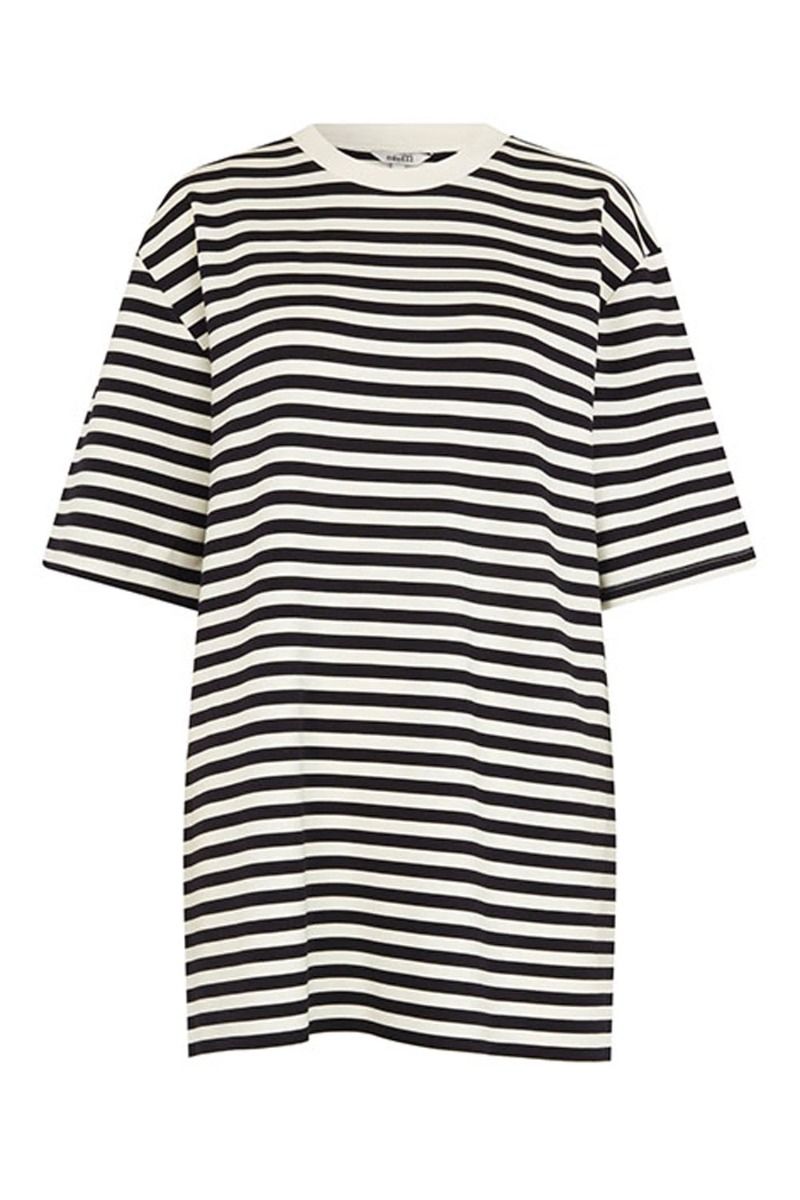 mbyM - Kjole - Emrys Long-M - Night Sky Sugar Stripe