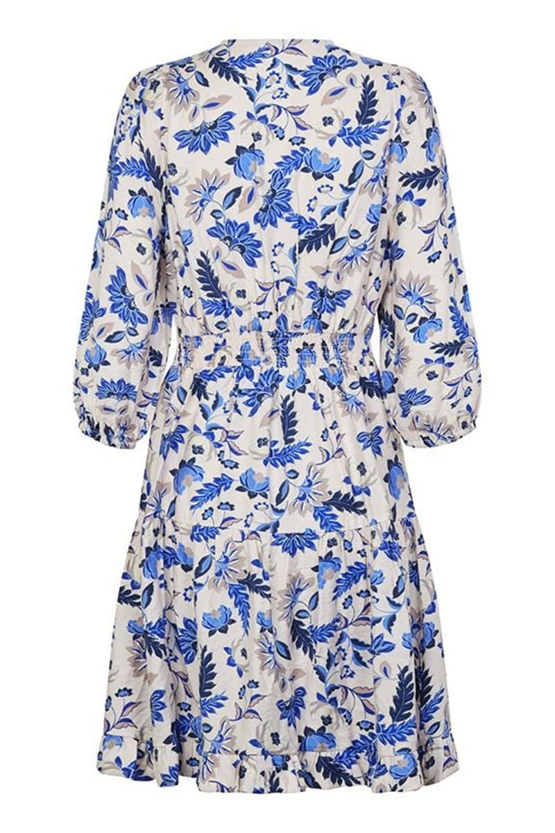 MbyM - Kjole - Rigny-M - Romola Print Nude Blue