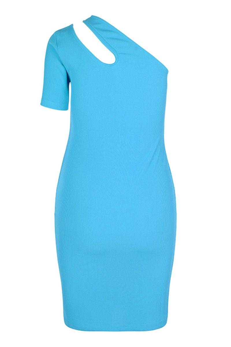 MbyM - Kjole - Sakuras Short Sleeves-M - Malibu Blue