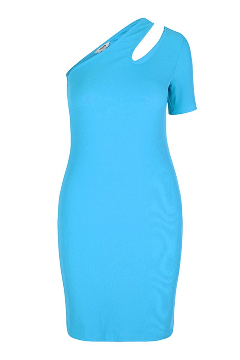 MbyM - Kjole - Sakuras Short Sleeves-M - Malibu Blue