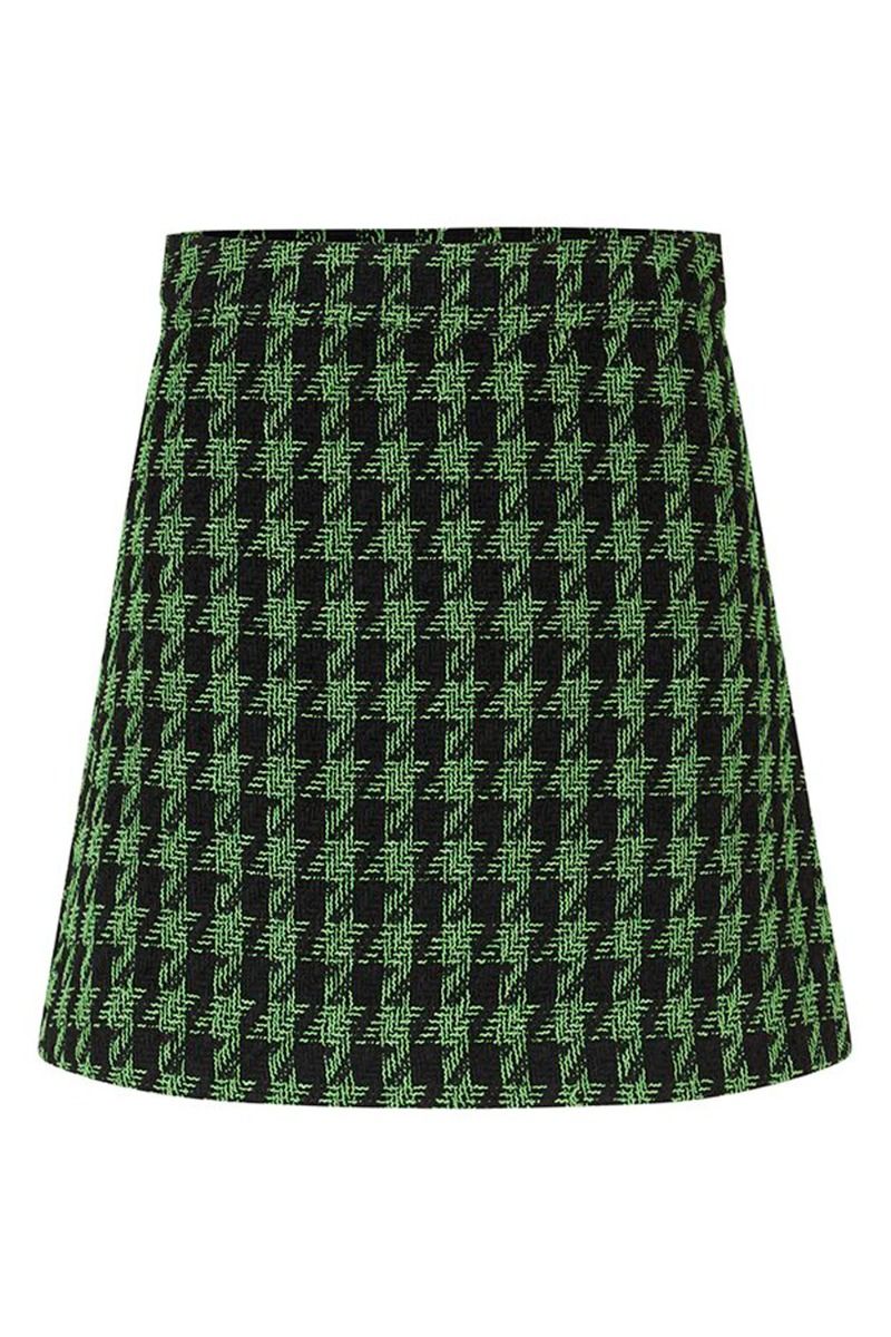 MbyM - Nederdel - Pelian-M - Kiwi Houndstooth