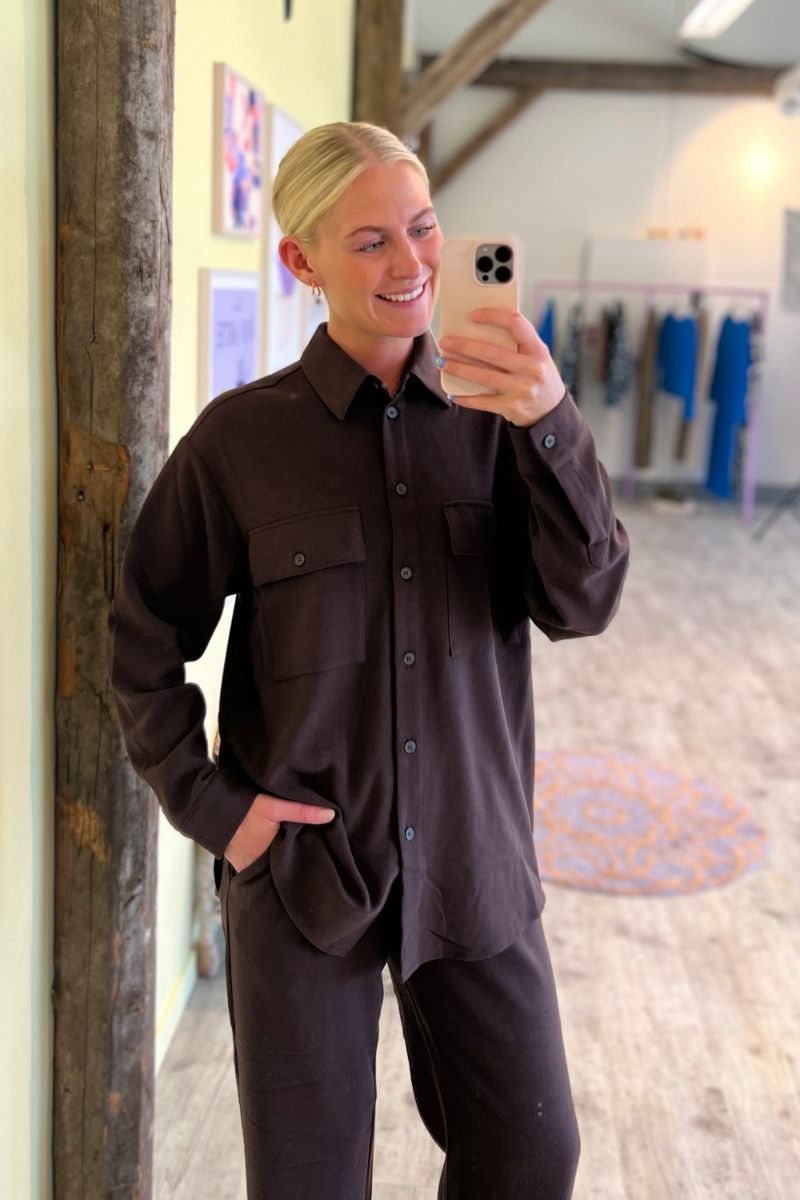 MbyM - Skjorte - Gwenda-M - Coffee