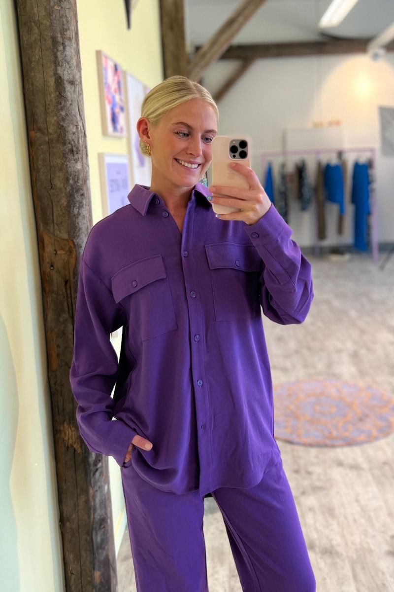 MbyM - Skjorte - Gwenda-M - Pansy Lilac